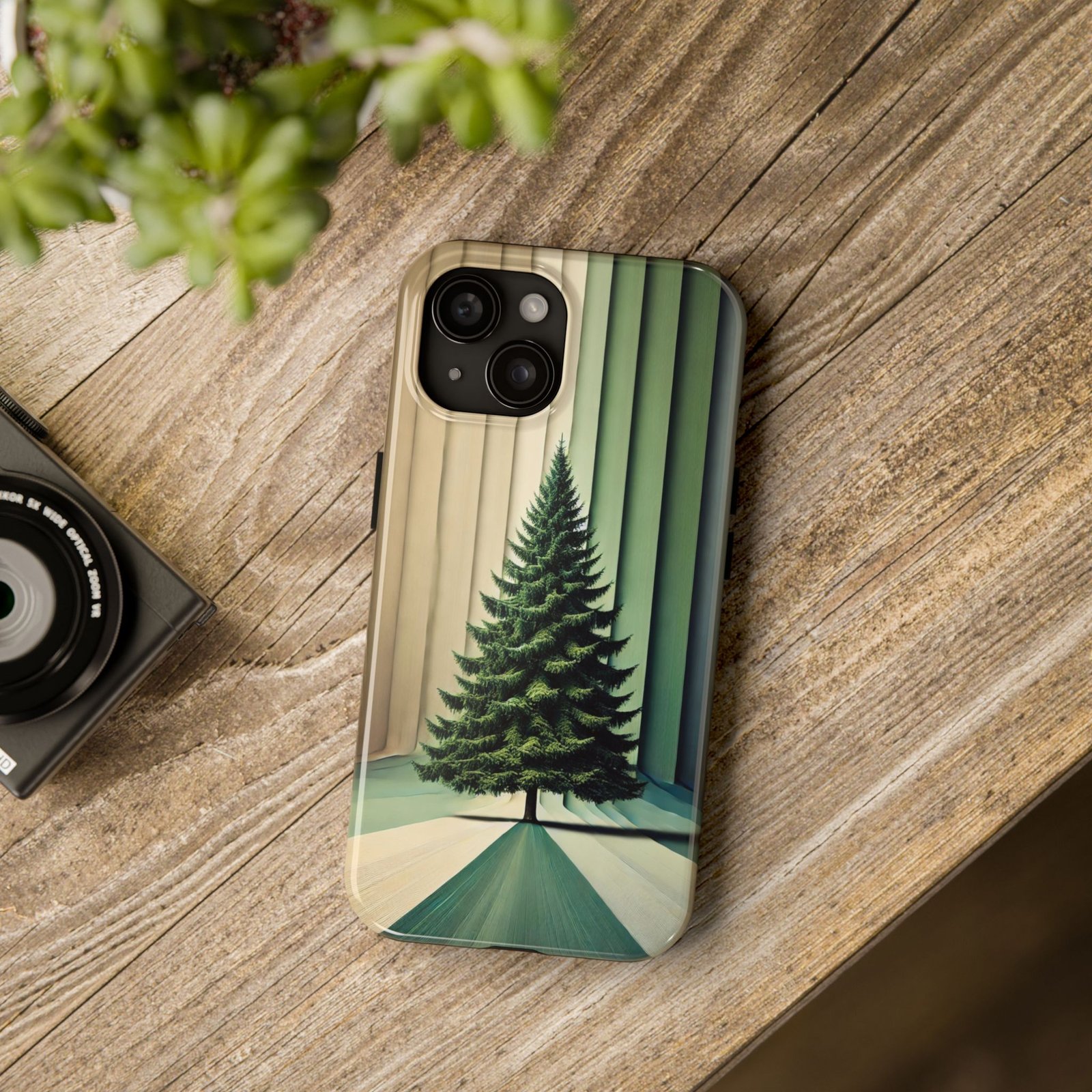 Evergreen Phases Tough Phone Case - Image 5