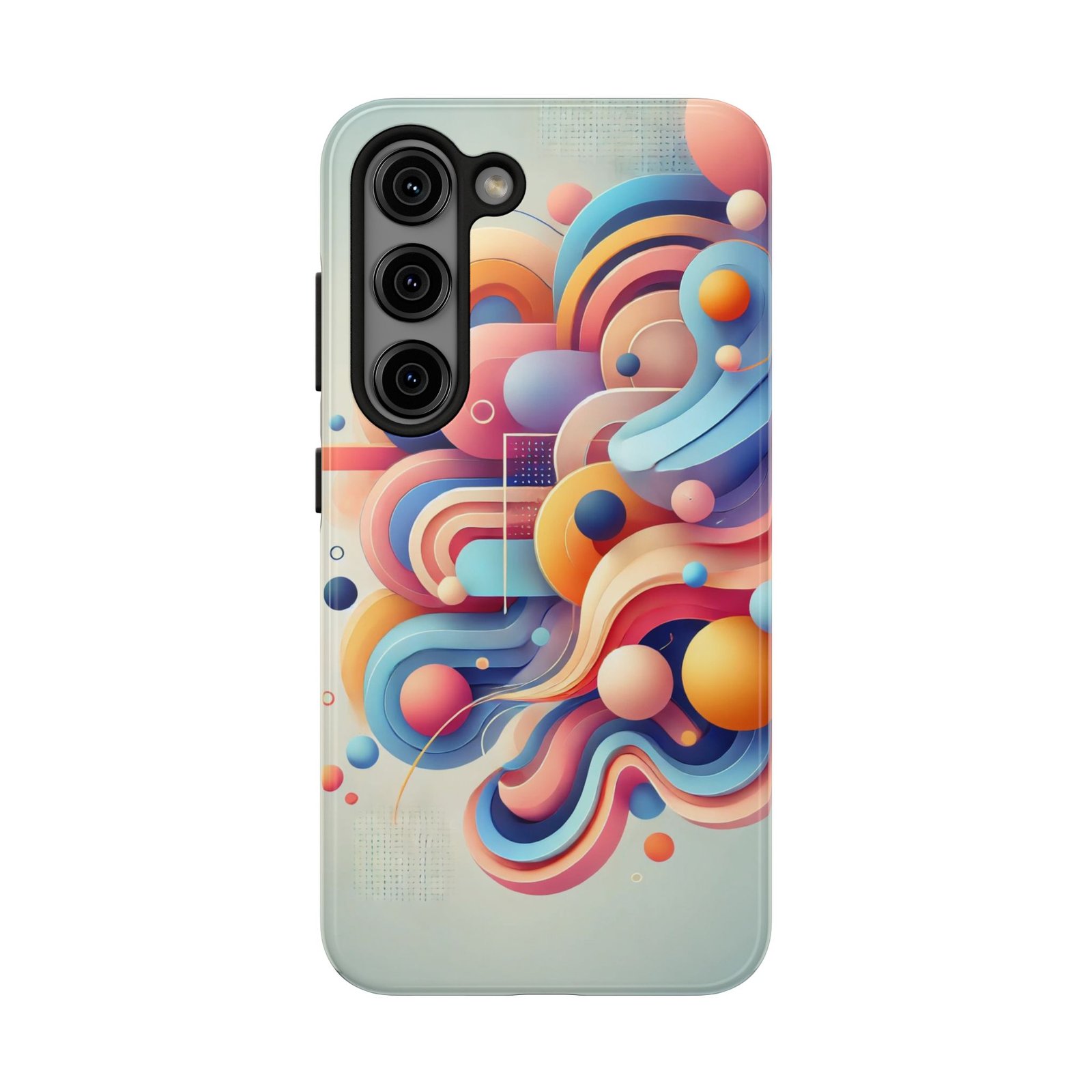 Vibrant Flow Tough Phone Case - Image 31