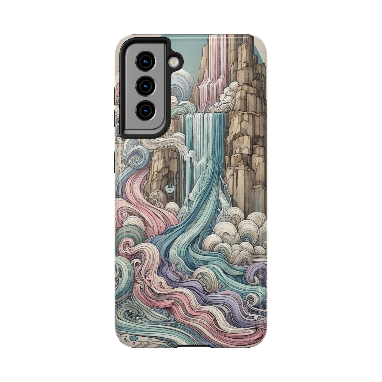 Waterfall Rush Tough Phone Case - Image 33