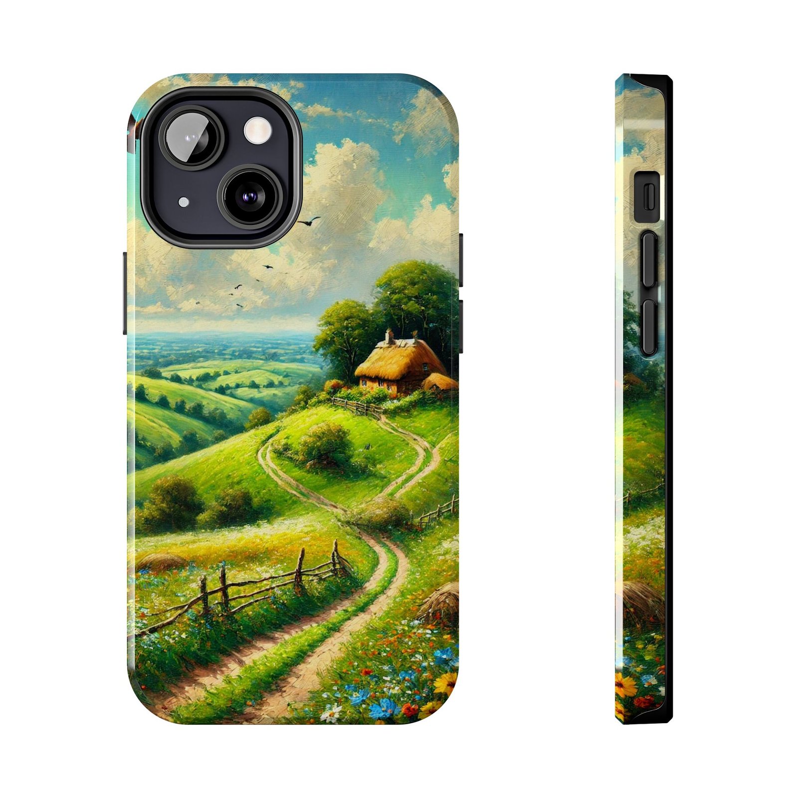 Sky Over Meadowcurve Tough Phone Case - Image 22