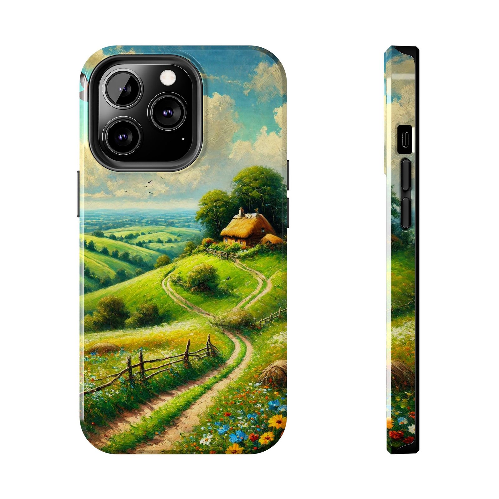 Sky Over Meadowcurve Tough Phone Case - Image 23