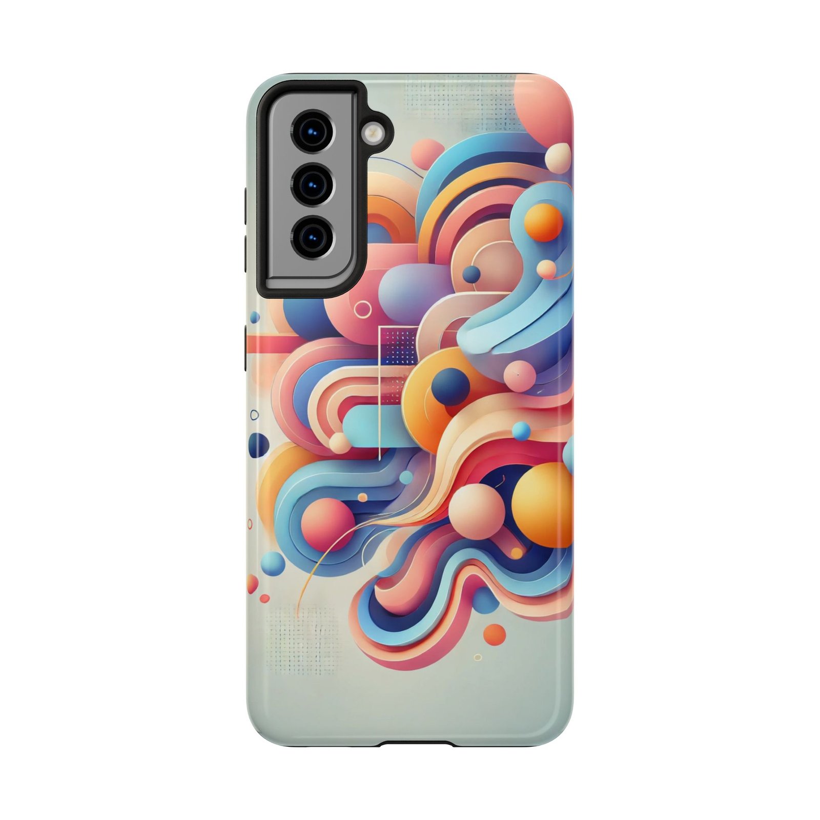 Vibrant Flow Tough Phone Case - Image 33