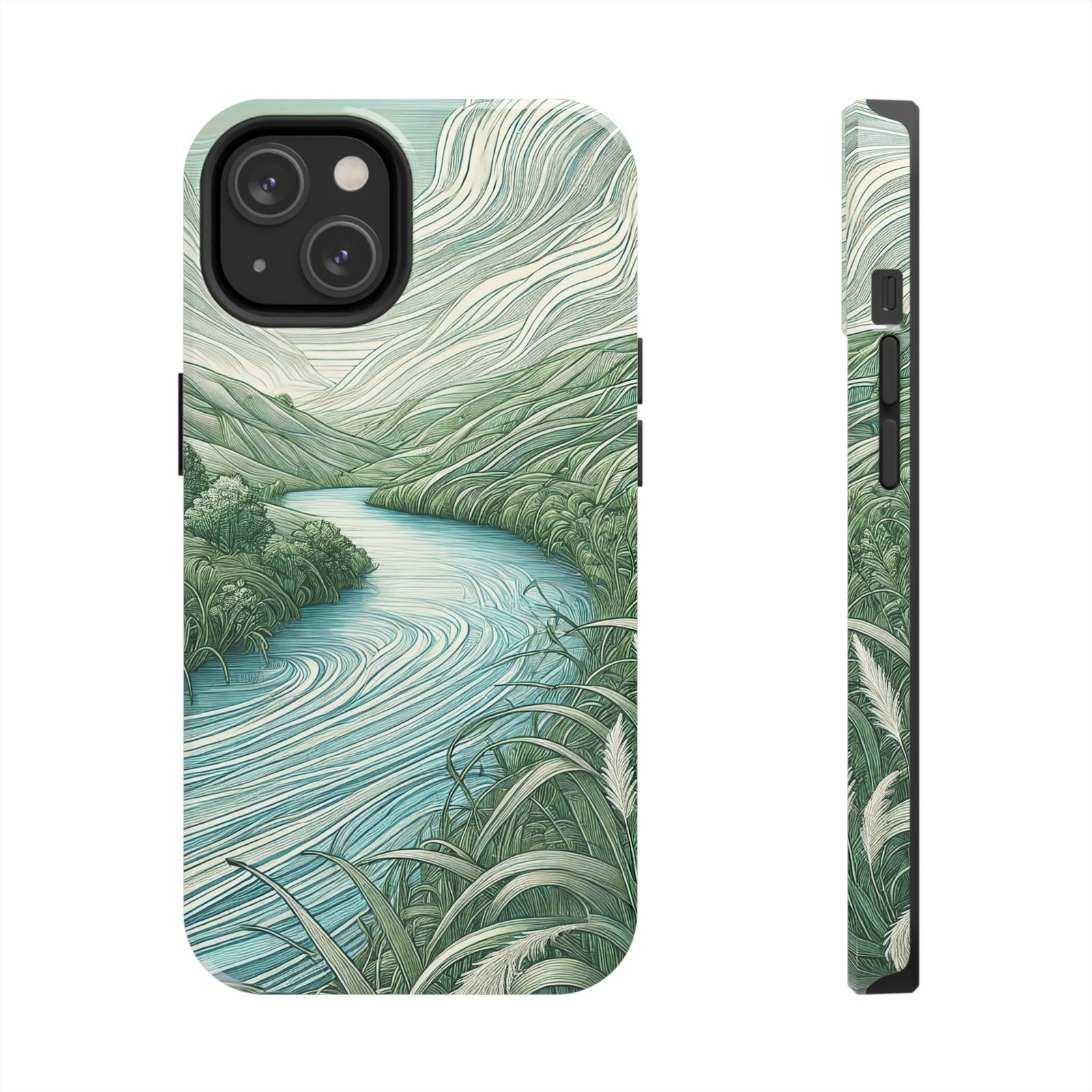 Rippling River Tough Phone Case - Image 9