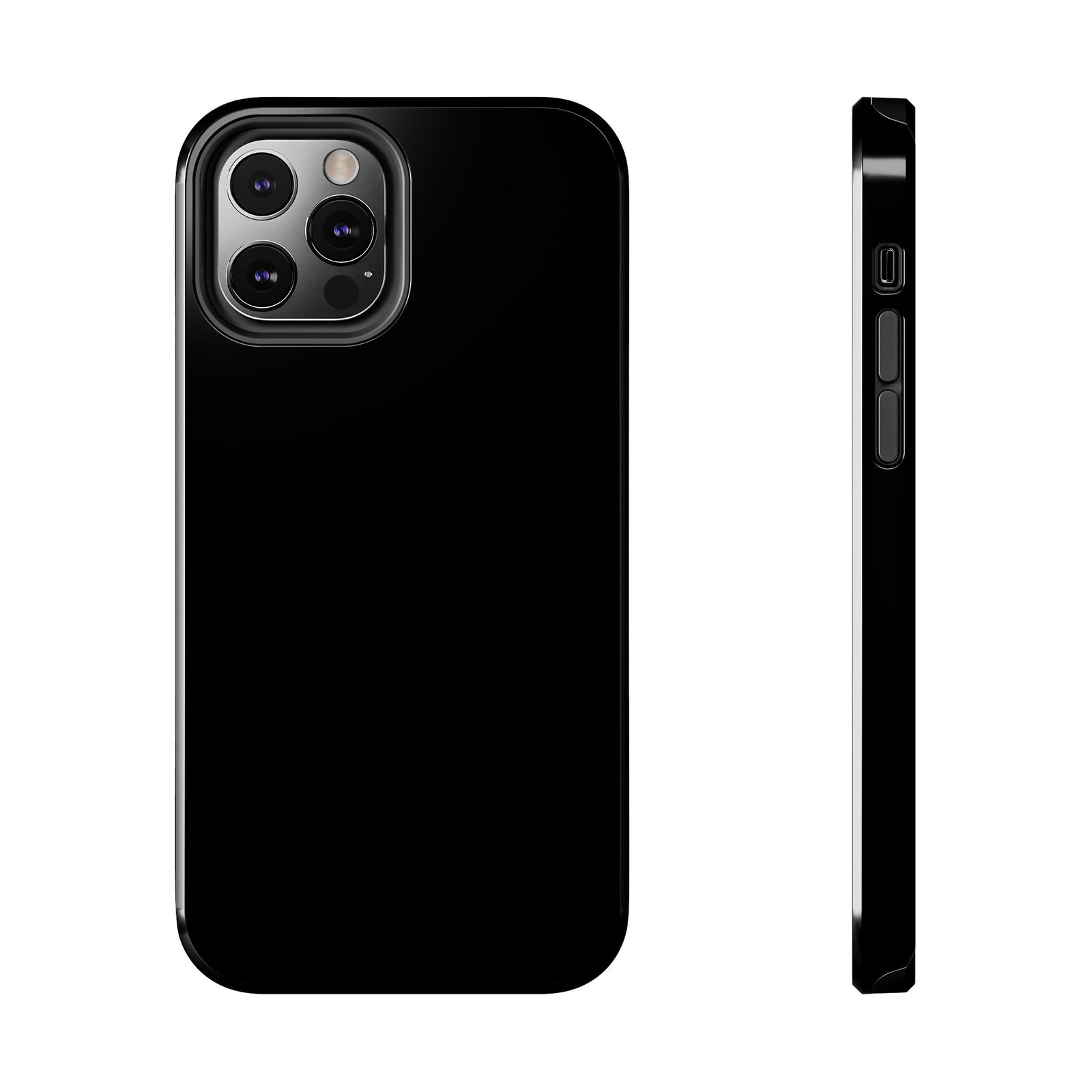 Sophisticated Black Tough Phone Case - Image 20