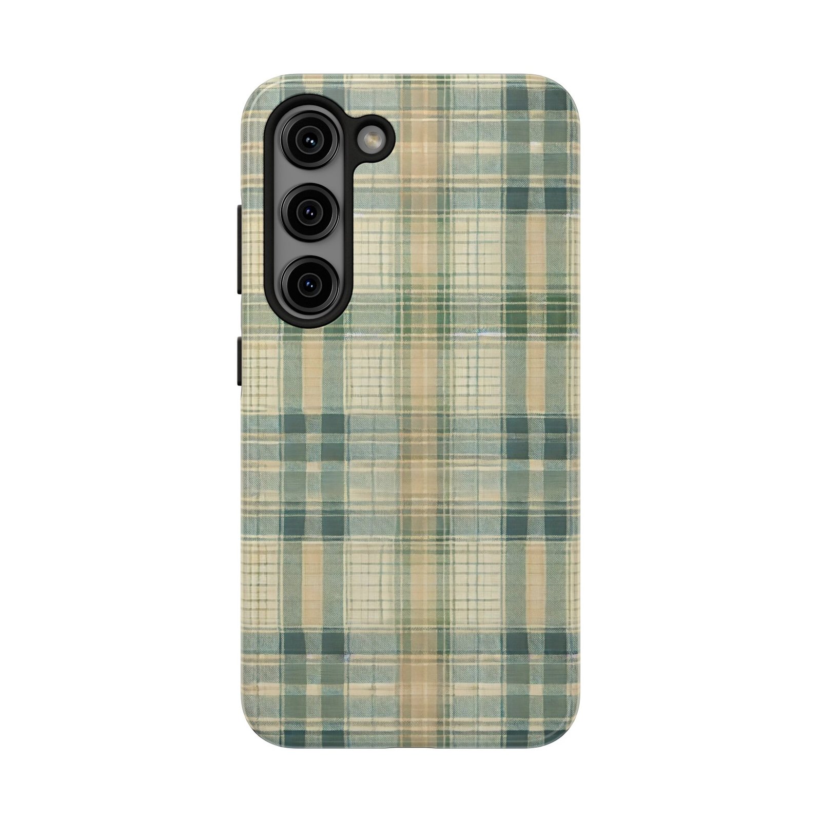 Weathered Harvest Plaid Tough Phone Case - Image 31
