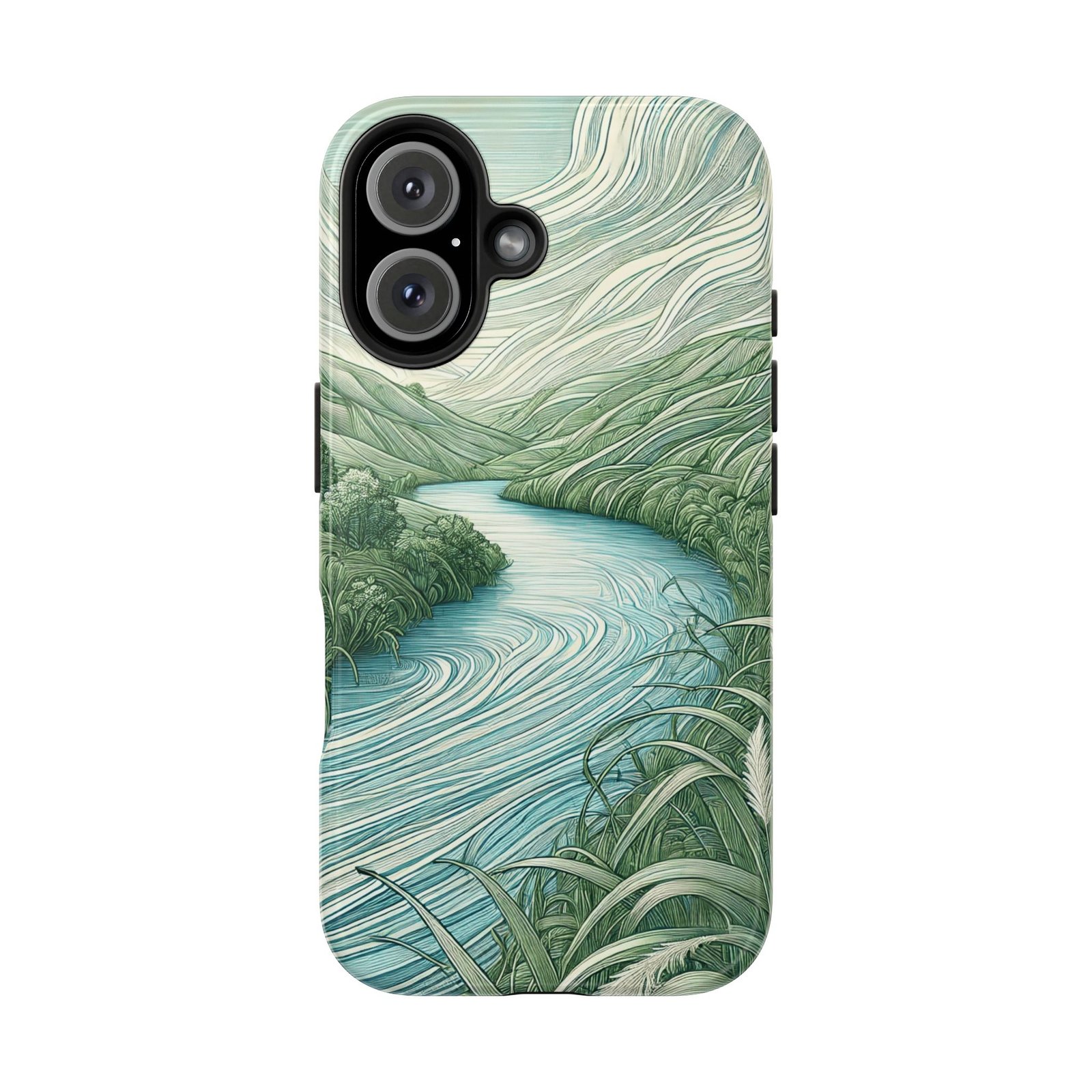 Rippling River Tough Phone Case - Image 6