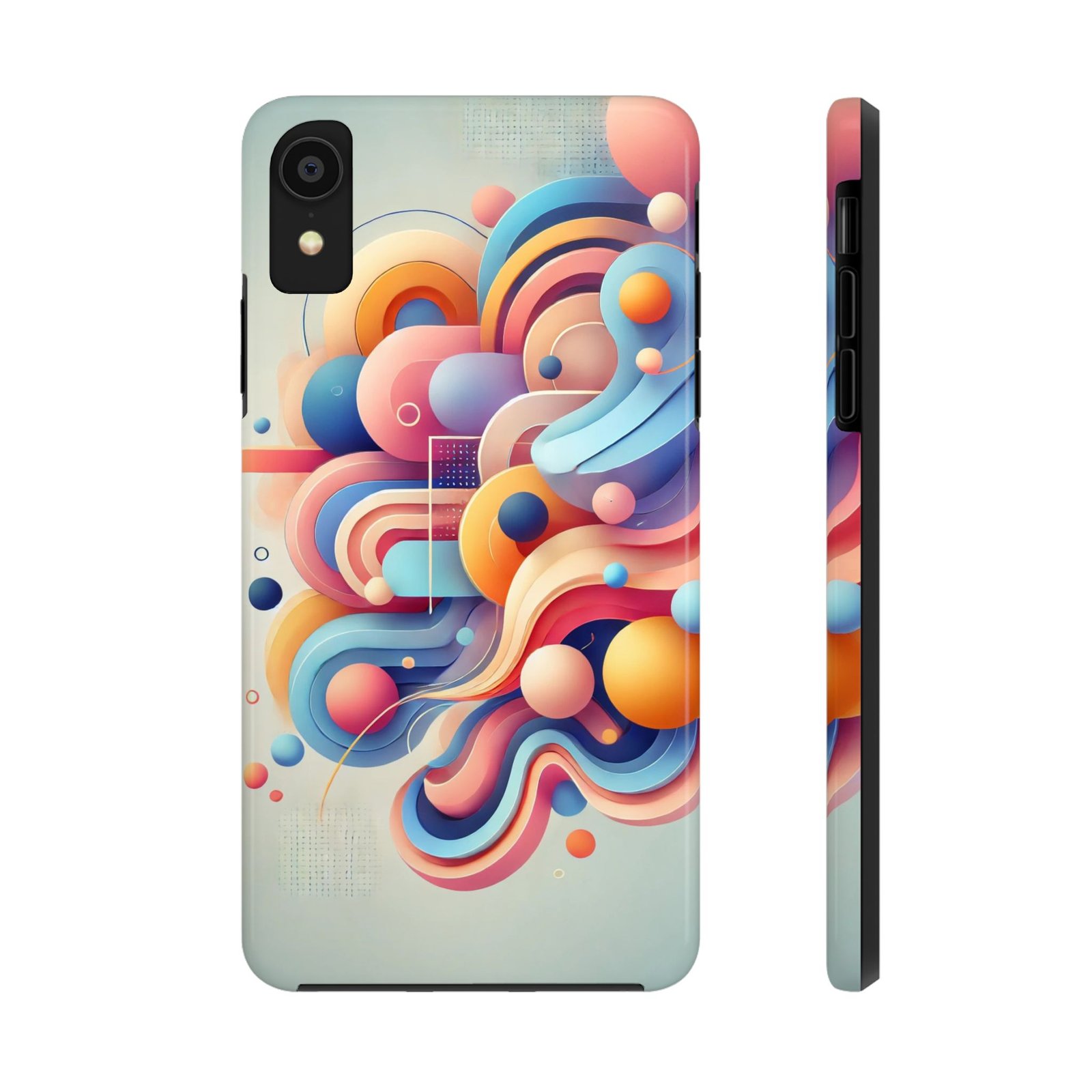 Vibrant Flow Tough Phone Case - Image 7