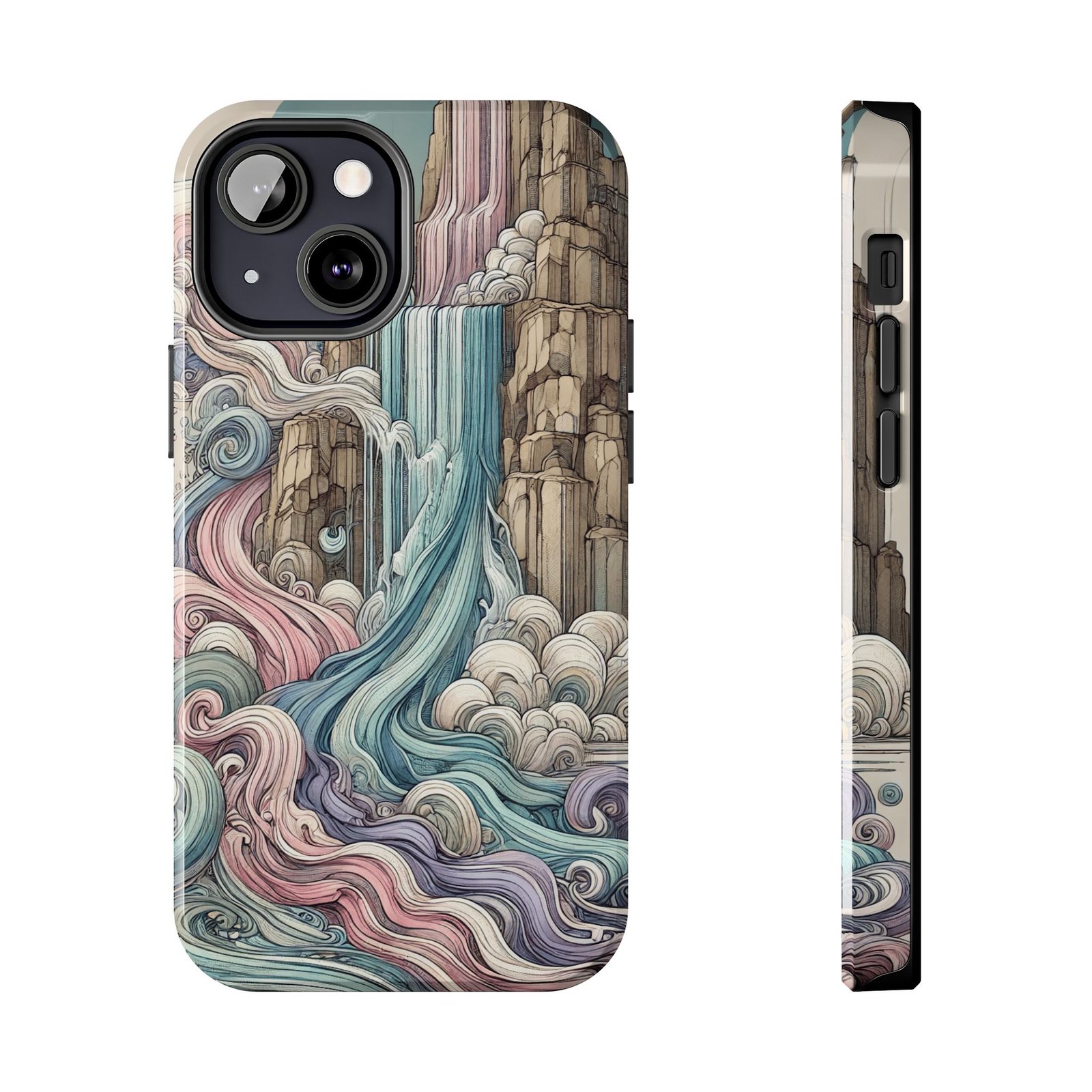 Waterfall Rush Tough Phone Case - Image 22