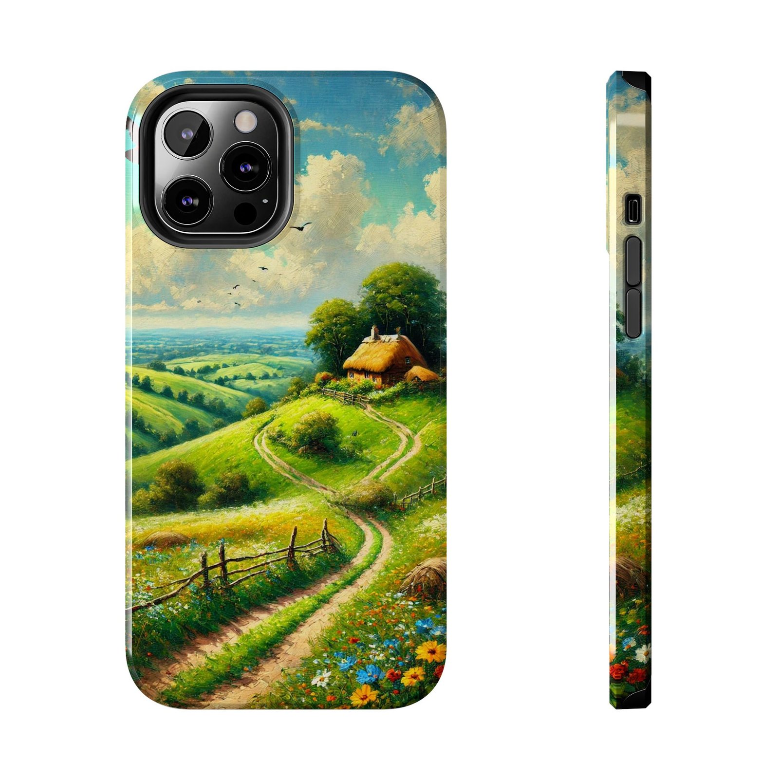 Sky Over Meadowcurve Tough Phone Case - Image 21