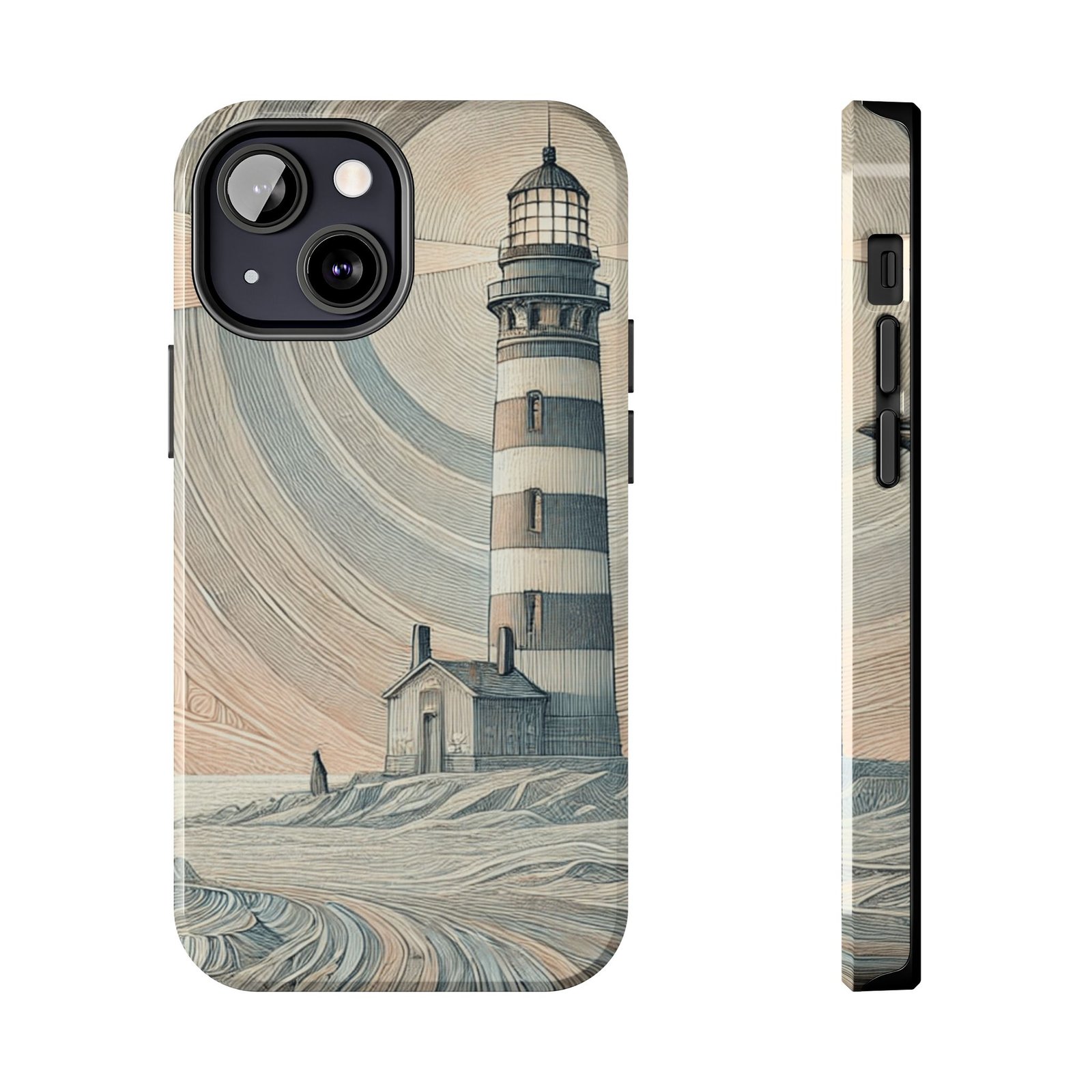 Path to the Sea Tough Phone Case - iPhone 13 Mini