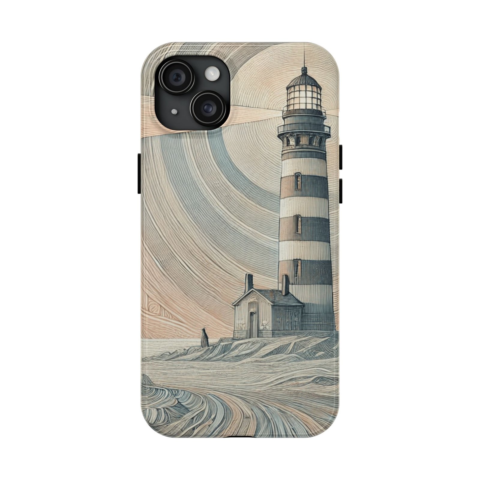 Path to the Sea Tough Phone Case - iPhone 15 Plus