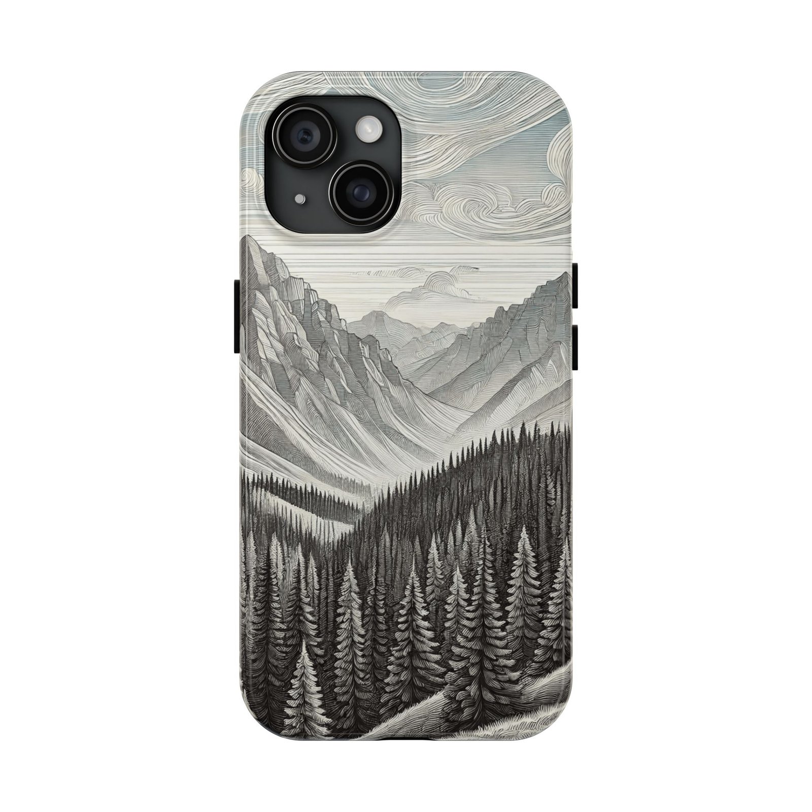 Hope Mountains Phone Case - Dark Academia Aesthetic