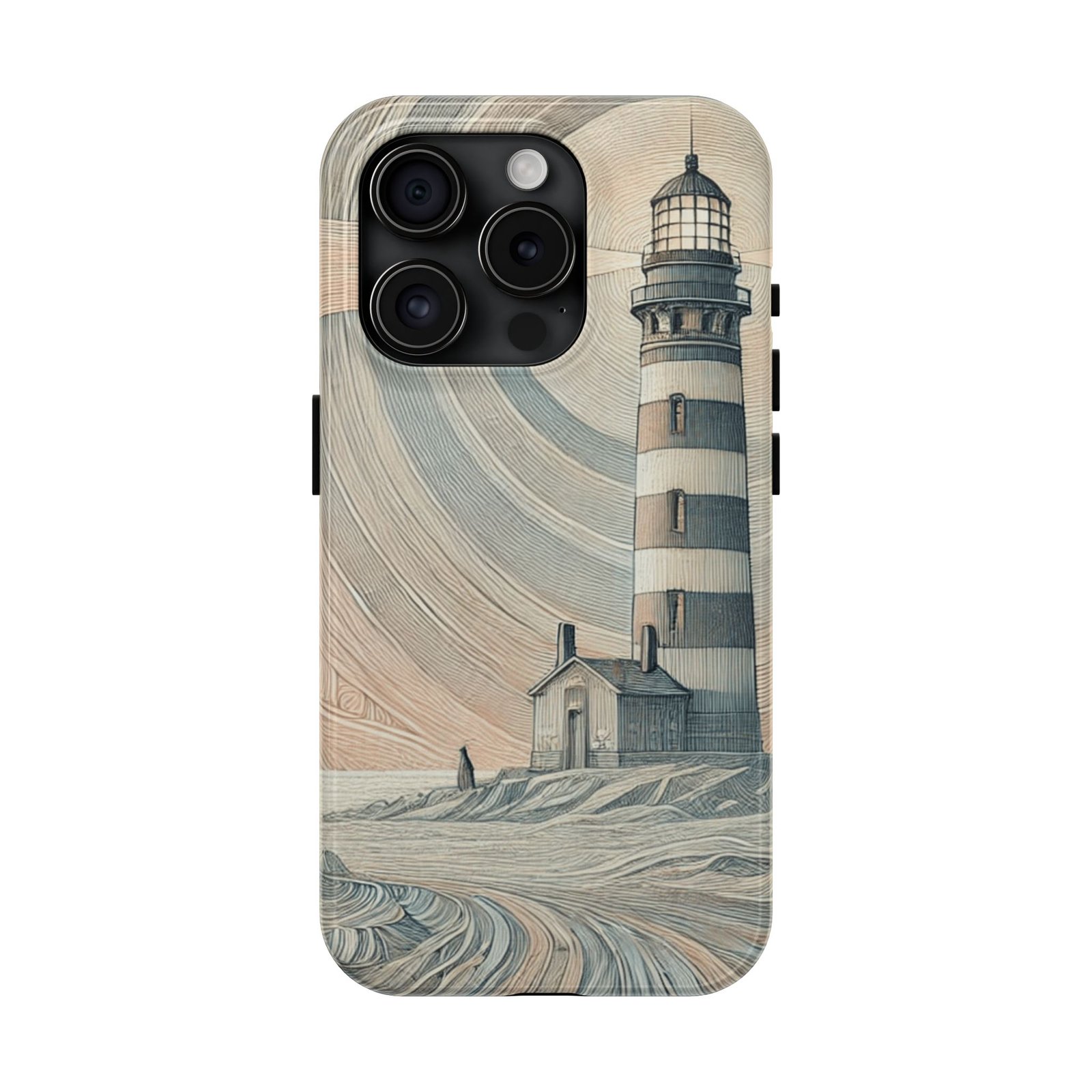 Path to the Sea Tough Phone Case - iPhone 15 Pro