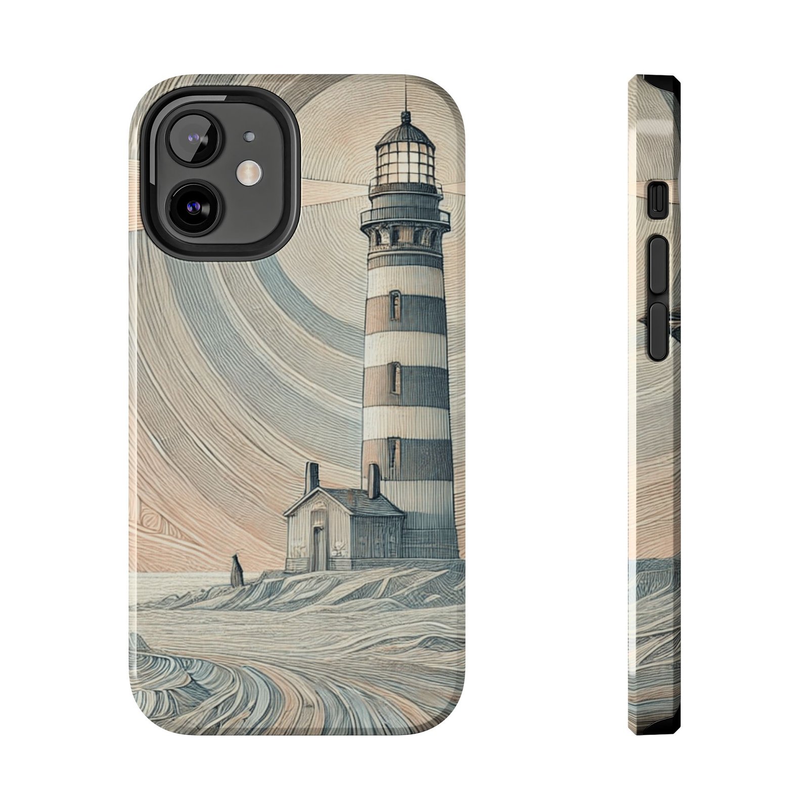 Path to the Sea Tough Phone Case - iPhone 12 Mini